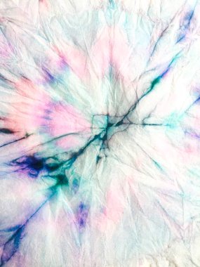 Tie Dyeing. Dye Watercolour Aztec Cloth. Rainbow Dress Ombre Fabric. Background Tie Dyeing. Simple Faded Repeat Art. Tye Space.