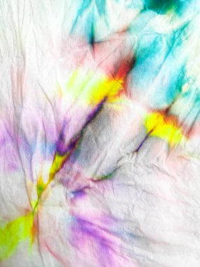 Tie Dye Elements. Tiedye Closeup Patchwork Print. Spiral Space Round Surface. Background Tie Dye Elements. Simple Retro Abstract Surface. Tie Dress.