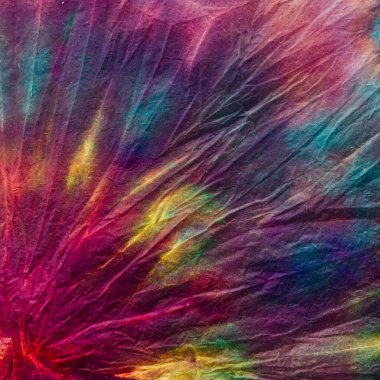 Traditional Tie Dye Pattern. Tye Shibori Closeup Ornament. Dress JapaneseSurface. Background Traditional Tie Dye Pattern. Color Retro Psychedelic Art. Bohemian Dyed. 