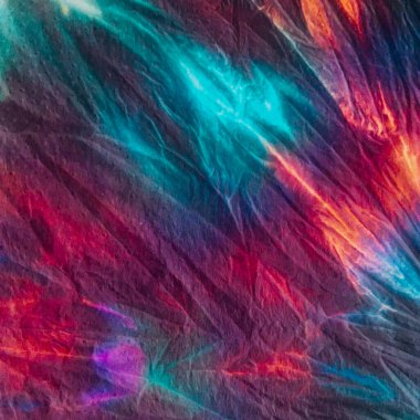 Traditional Tie Dye Pattern. Tie Ethnic Modern Element. Tribal BohemianTexture. Background Traditional Tie Dye Pattern. Color Organic Kaleidoscope Fabric. Sapphire Dyed. 