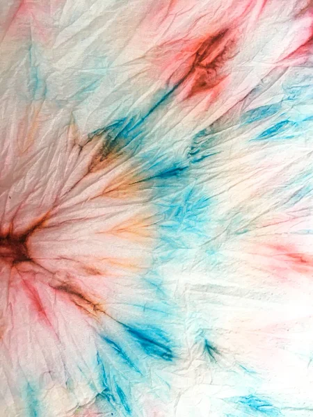 Dye Tiedye Closeup Tribal Wallpaper Wave Stain Ombre Art Background — Fotografia de Stock