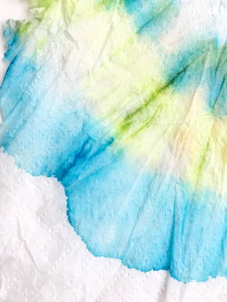 다이어 텍스처 Dye Watercolor Patchwork Shirt 레인보우 드레스 스트립 백그라운드 — 스톡 사진