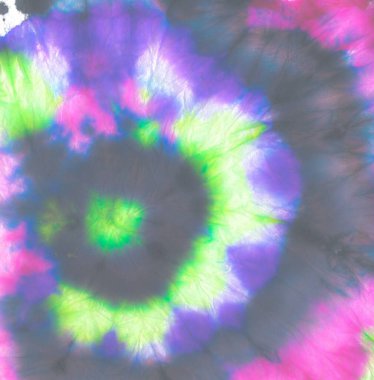 Gökkuşağı Shibori Kravat Boyası. Boyalı Kumaş. Pembe kravat boyası. Eski 1960 'ların geçmişi. Giysi kravat boyası dokusu. Style Die Artwork. Havalı Gömlek Deseni.