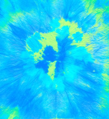  Cyan Kravat Boyası Tekrarla. Tiedye Batik Işık Modeli. Cotton Basit Japon kravat boyası. Geleneksel Sarı Arka plan. Eğlenceli kravat boyası. Batik Die. Die Paint Tekstil.