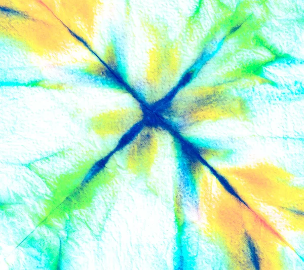 Witte Tie Dye Achtergrond Inkt Kleur Plezier Patroon Katoen Closeup — Stockfoto