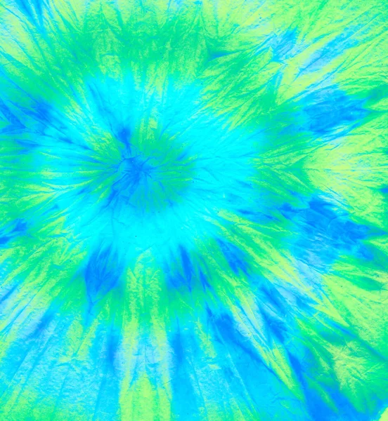 Cyan Tie Dye Repito Die Batik Paint Background Pintura Urbana — Foto de Stock