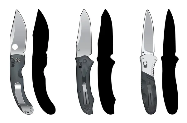 Knives_set3 — Stock Vector