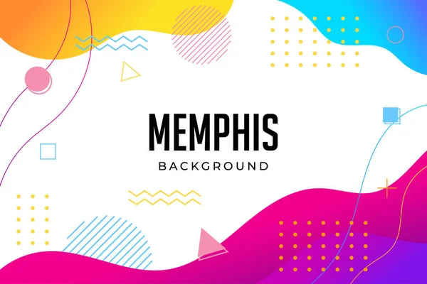 Memphis Arkaplan Vektörü. 10