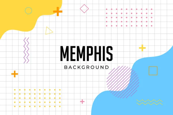 Memphis Arkaplan Vektörü. 10
