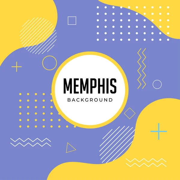 Memphis Arkaplan Vektörü — Stok Vektör