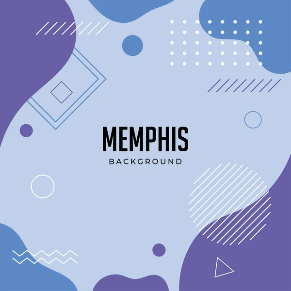 Memphis Bakgrundsvektor Eps — Stock vektor