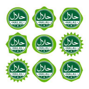 Halal Sertifikalı Vektör. 10