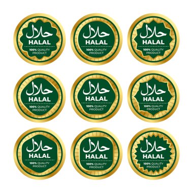 Halal Sertifikalı Vektör. 10
