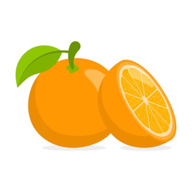 Turuncu Meyve Vektörü, vektör eps. 10