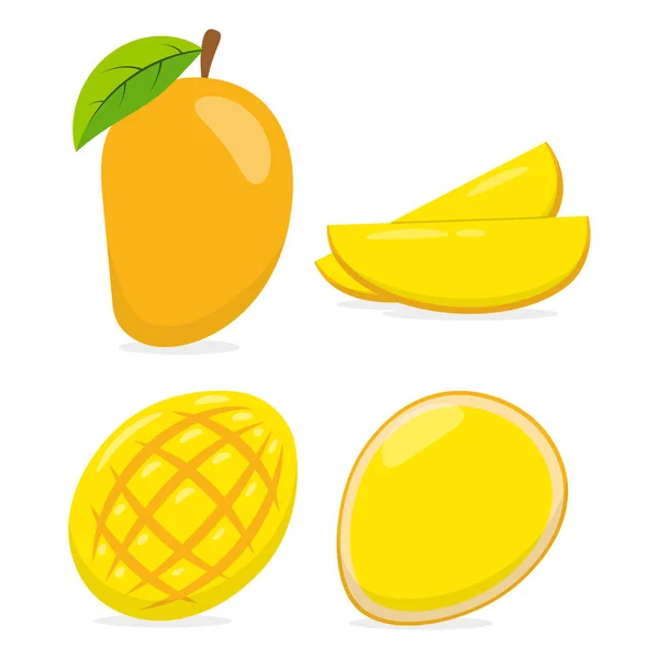 Mango Fruit Vector Vektor Eps — Stockvektor