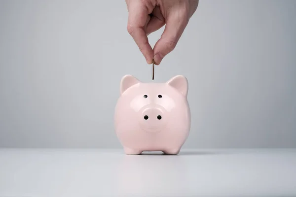 Piggy Bank 'a madeni para yatırıyorum..