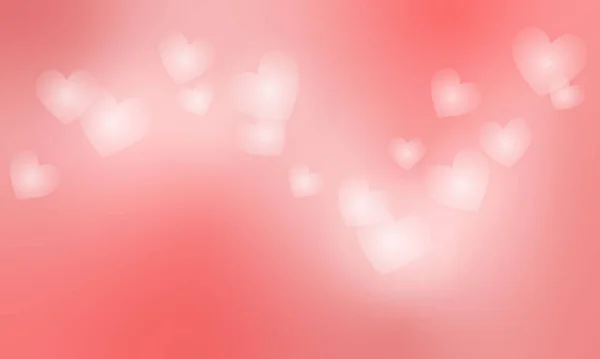 Valentinstag Hintergrund Mit Herz Vektorillustration — Stockvektor