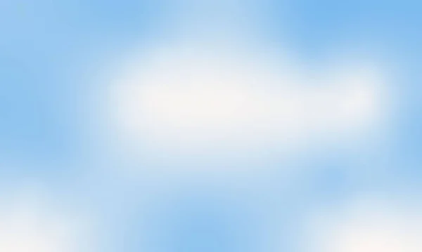 Blue Sky Clouds Background Vector Illustration — 스톡 벡터
