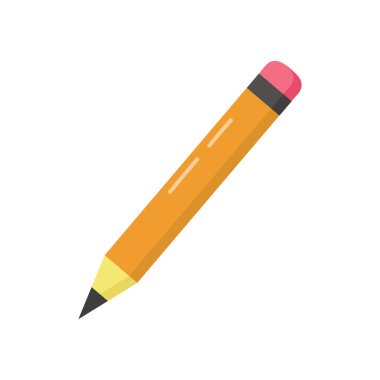 Kalem beyaz arkaplanda izole edilmiş. Vektör illüstrasyonu