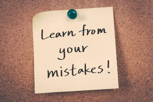 Μάθε από τα λάθη σου — Φωτογραφία Αρχείου