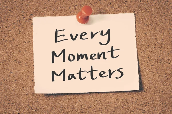 Every moment matters — Stock Photo, Image