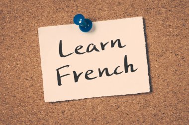 Fransızca PIN bülten panosunda Not öğrenmek