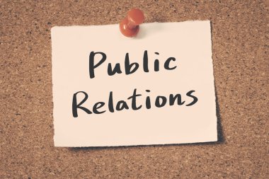 Halkla ilişkiler Not