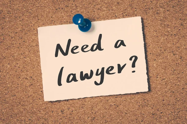 Потрібен адвокат ? — стокове фото
