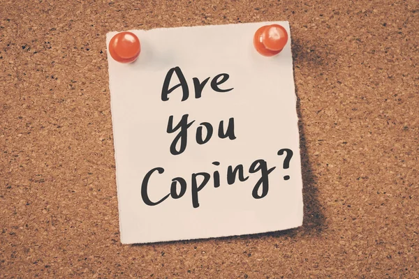 Are you coping? — Stock Photo, Image