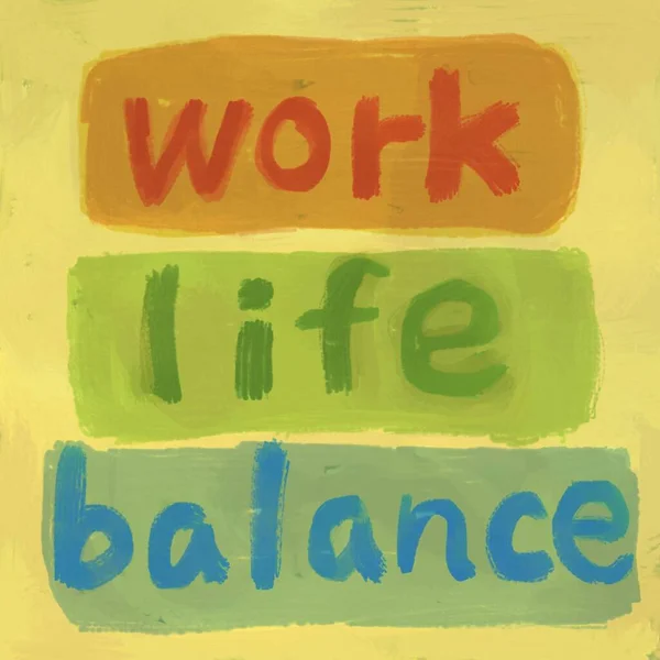Work Life Balance Konzept — Stockfoto
