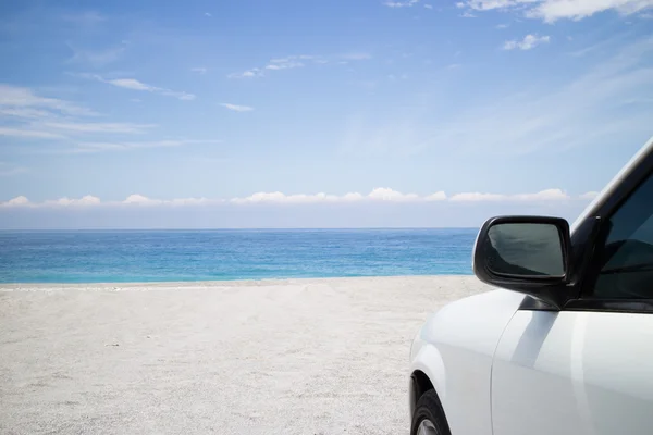 Aparcamiento en la playa — Foto de Stock