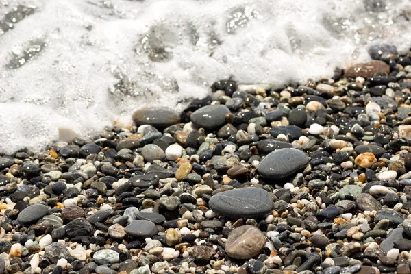 Çakıl taşı plajı — Stok fotoğraf