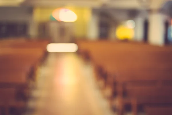 Kirche Interieur verschwimmen abstrakten Hintergrund — Stockfoto