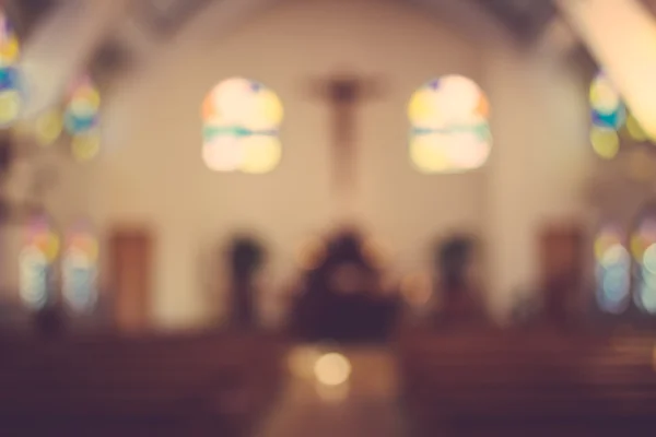 Kirche Interieur verschwimmen abstrakten Hintergrund — Stockfoto