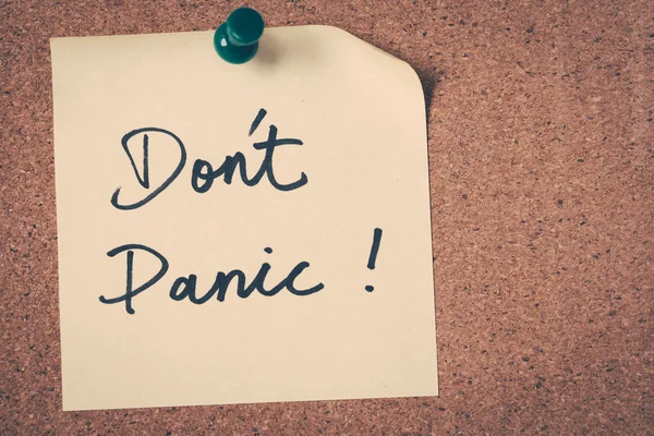 No entres en pánico —  Fotos de Stock