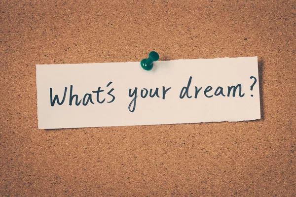 Vad är din dröm — Stockfoto