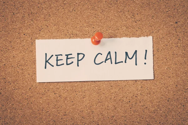 Keep calm — Stock Photo, Image