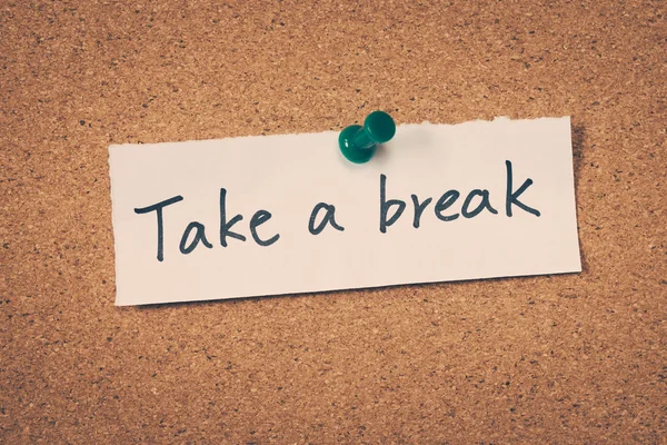 Take a break — Stock Photo, Image