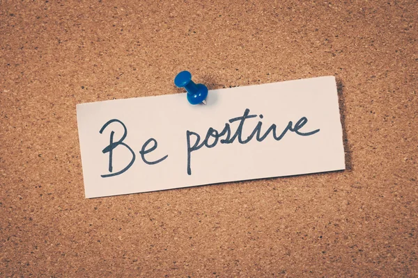 Be positive — Stock Photo, Image