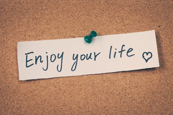 Njut av ditt liv — Stockfoto