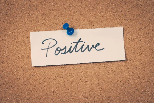 Positivo. — Foto de Stock