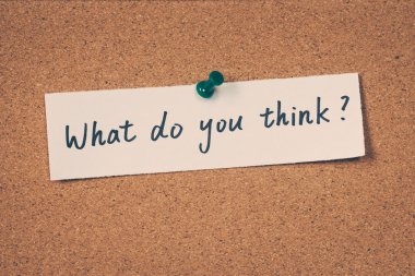 Ne düşünüyorsun?