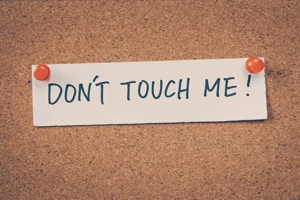 No me toques. —  Fotos de Stock