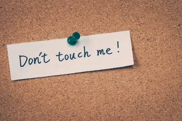 Bana dokunma — Stok fotoğraf