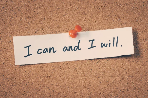 Puedo y lo haré — Foto de Stock