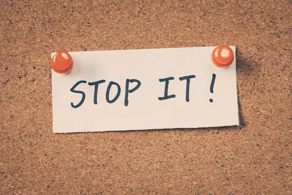 Stop it — Stock Photo, Image