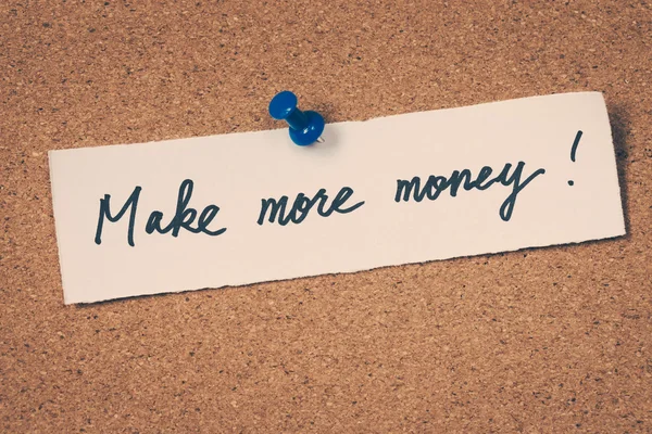 Zarobić więcej pieniędzy — Zdjęcie stockowe