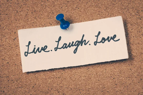 Live laugh love — Stock Photo, Image