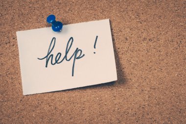 Bülten tahtası üzerinde pinned yardım Not