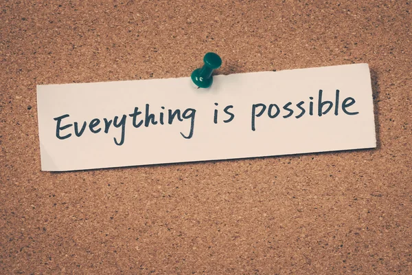 Everything is possible — Stock Photo, Image